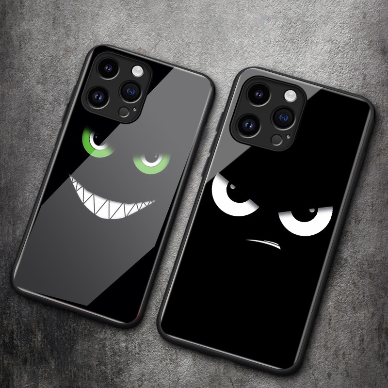 เคสสำหรับ Samsung A70 A70s A80 เคสโทรศัพท์แก้วลายการ์ตูนอิโมจิแบบมีลักษณะเฉพาะตัว - รูปที่ 5