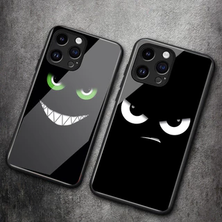 เคสสำหรับ OPPO Reno 10 5G 10 Pro 5G Reno 11 Pro 5G Reno 11F 5G เคสโทรศัพท์แก้วลายการ์ตูนอิโมจิแบบมีลักษณะเฉพาะตัว