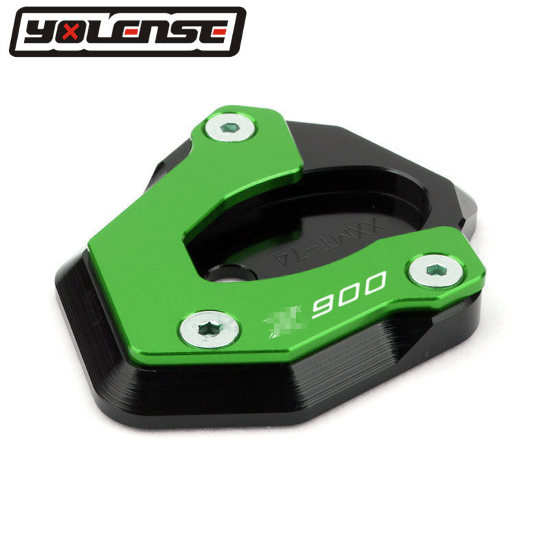 สําหรับ KAWASAKI Z900 Z 900 2017-2022 2021 2020 รถจักรยานยนต์ Kickstand ขาตั้ง Extension Pad แผ่นขยายขาตั้ง