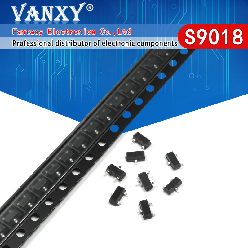 100PCS S9018 SOT23 9018 SOT SMD J8 SOT 23 ทรานซิสเตอร์ใหม่