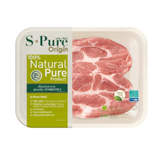 เอสเพียว สันคอหมู 400 กรัม (แช่แย็น) S-Pure Pork Collar 400 G. (Chill)