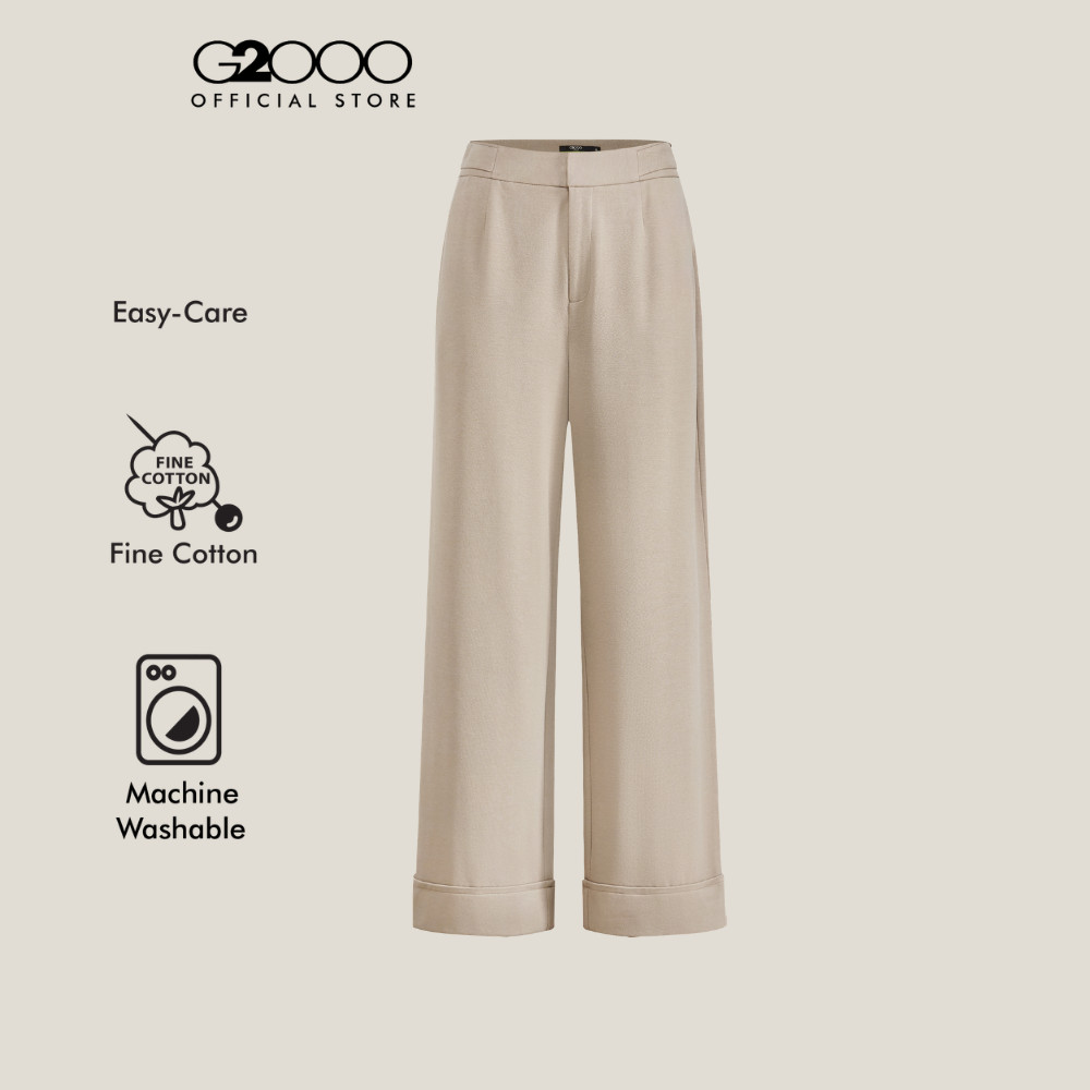 G2000 กางเกงขายาวสำหรับผู้หญิง ทรง Straight Leg รุ่น 61263273