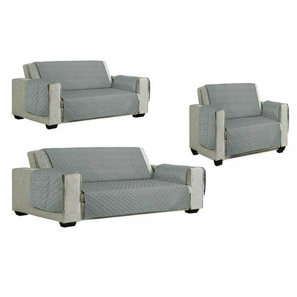 [ข้อเสนอพิเศษ]ผ้าคลุมโซฟา Quilted Throw Washable Anti Slip Cover Couch niture Protector Pet
