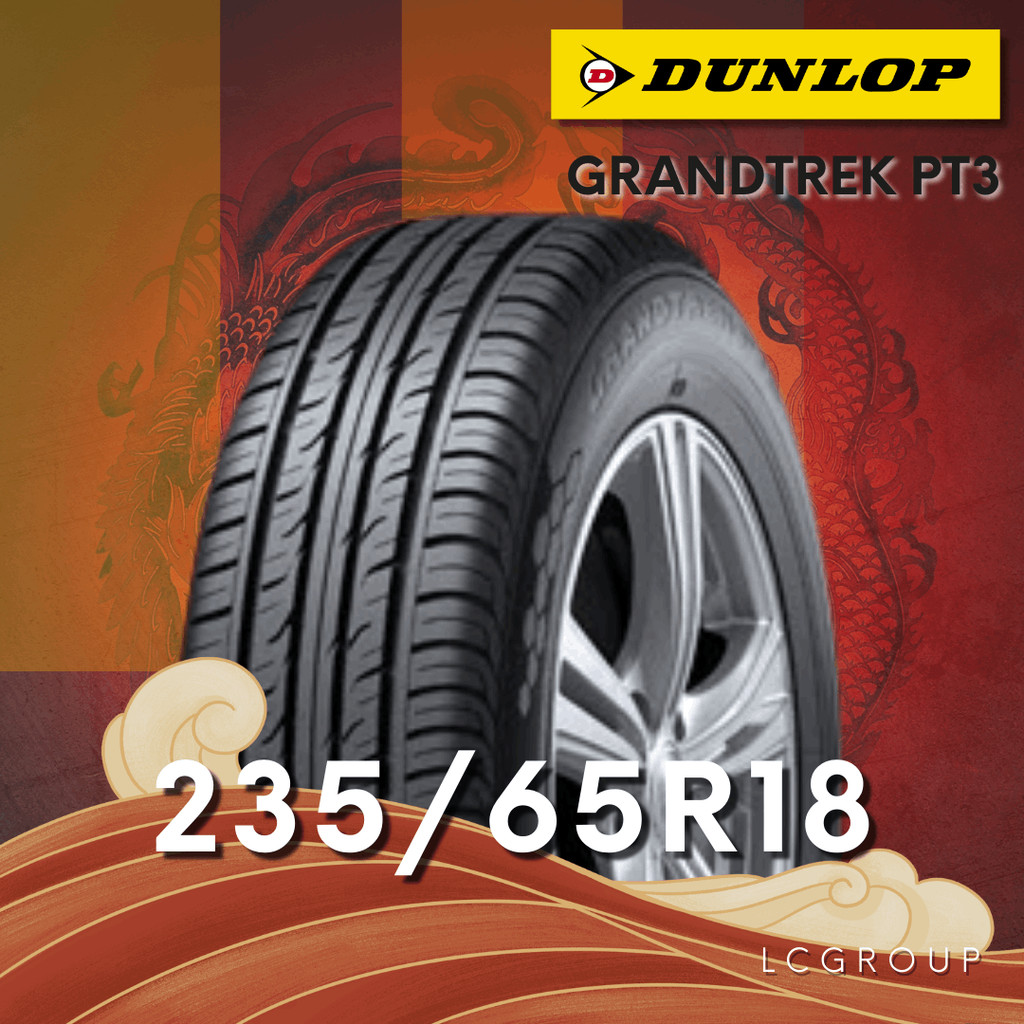 ยาง 235/65R18 DUNLOP รุ่น GRANDTREK PT3 ราคาต่อเส้น ปี 2022