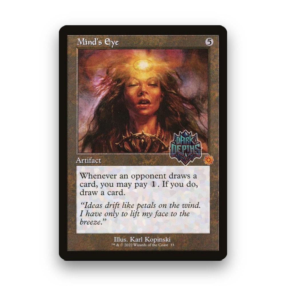 [MTG] Mind's Eye (Retro Frame) (#33) [BRR] [ARTIFACT] [MYTHIC] | Magic the Gathering
