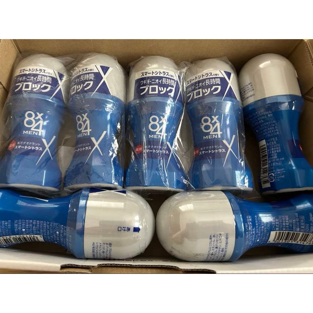 【Direct from Japan】★ โรลออนระงับกลิ่นกาย 8x4 MEN 7 ชิ้น ★【Japan Exclusive】