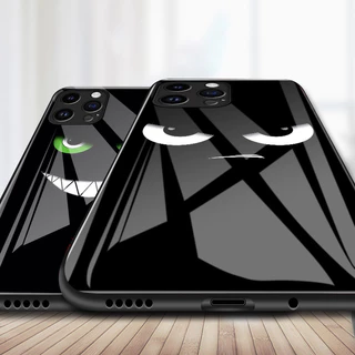 เคสสำหรับ OPPO Reno 10 5G 10 Pro 5G Reno 11 Pro 5G Reno 11F 5G เคสโทรศัพท์แก้วลายการ์ตูนอิโมจิแบบมีลักษณะเฉพาะตัว
