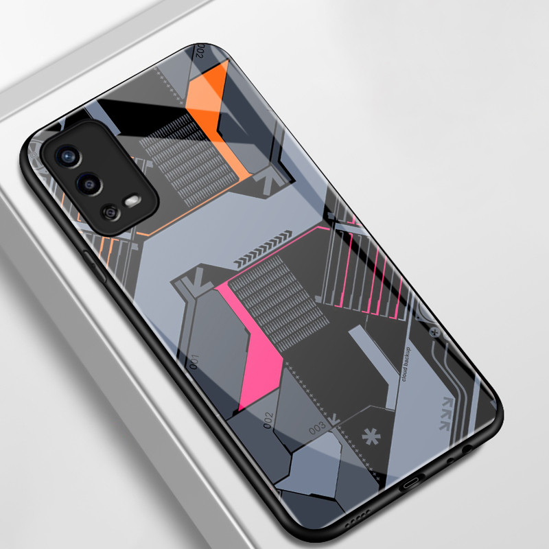 เคสสำหรับ OPPO A55 4G A54 4G A56 5G A55s เคสโทรศัพท์แบบใหม่สร้างสรรค์เปลือกแก้วกันกระแทก
