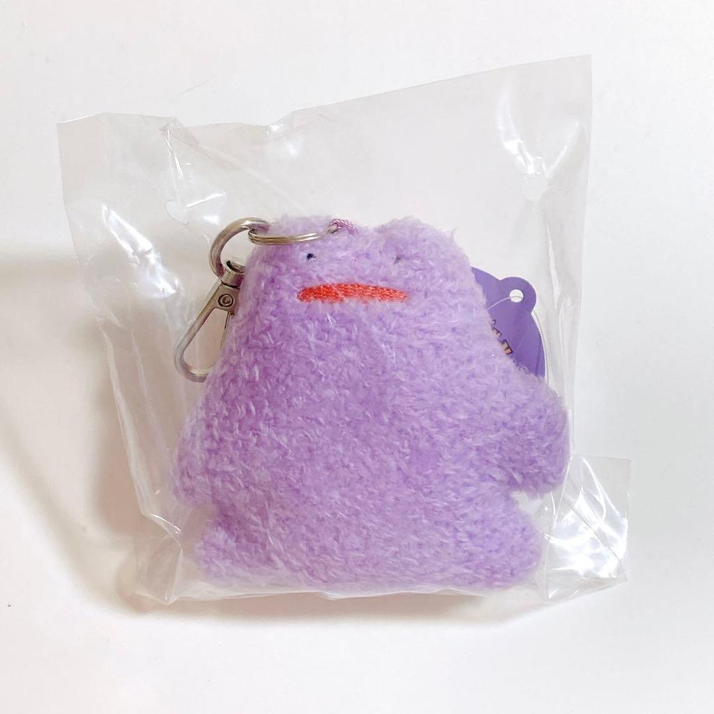 【Direct from Japan】พวงกุญแจตุ๊กตาโปเกมอน Ditto แบบแบน รุ่นพิเศษเฉพาะเกาหลี【Japan Exclusive】