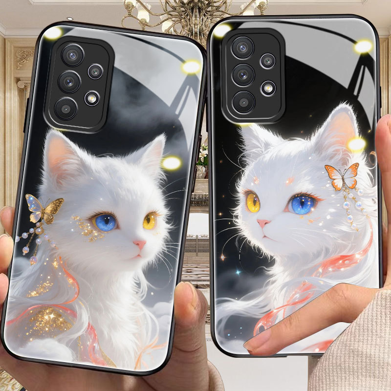 Cat Casing for samsung a73,a81,a90,a52/s,a53,a54,a55,a57,a60,a70/s,a71,a72,m10/s,m11,m31,m23,m31,m23