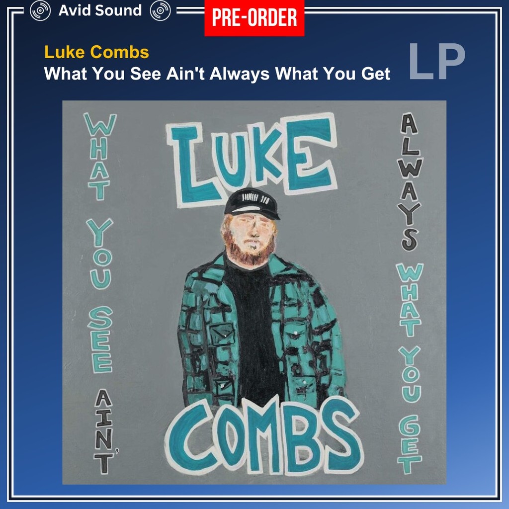 Pre-Order แผ่นเสียง Luke Combs What You See Ain't Always What You Get ใหม่ ซีล Luke Combs Vinyl LP