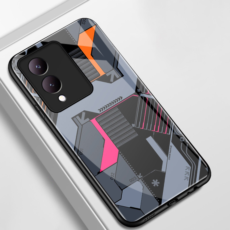 เคสสำหรับ VIVO Y17s Y36i 5G Y28 5G G2 5G เคสโทรศัพท์แบบใหม่สร้างสรรค์เปลือกแก้วกันกระแทก – โปรปัง