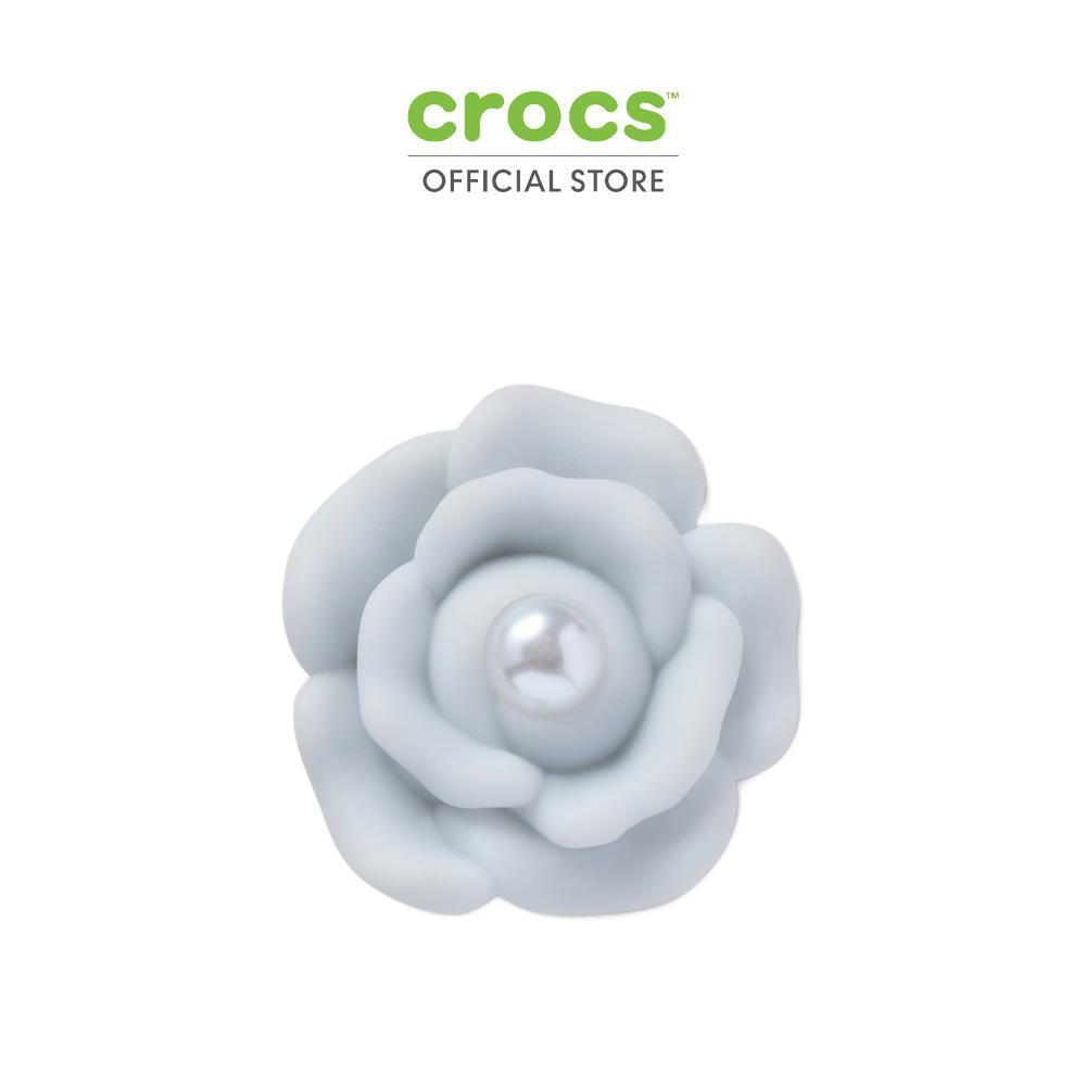CROCS ตัวติดรองเท้า JIBBITZ™ PURPLE FLOWER WITH SMT PEARL