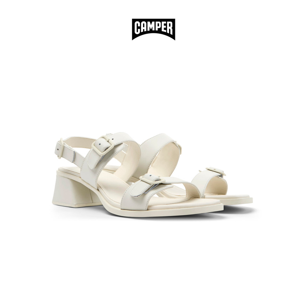CAMPER รองเท้าส้นสูง ผู้หญิง รุ่น Kora Sandal สีขาว ( HEL -  K201739-002 )