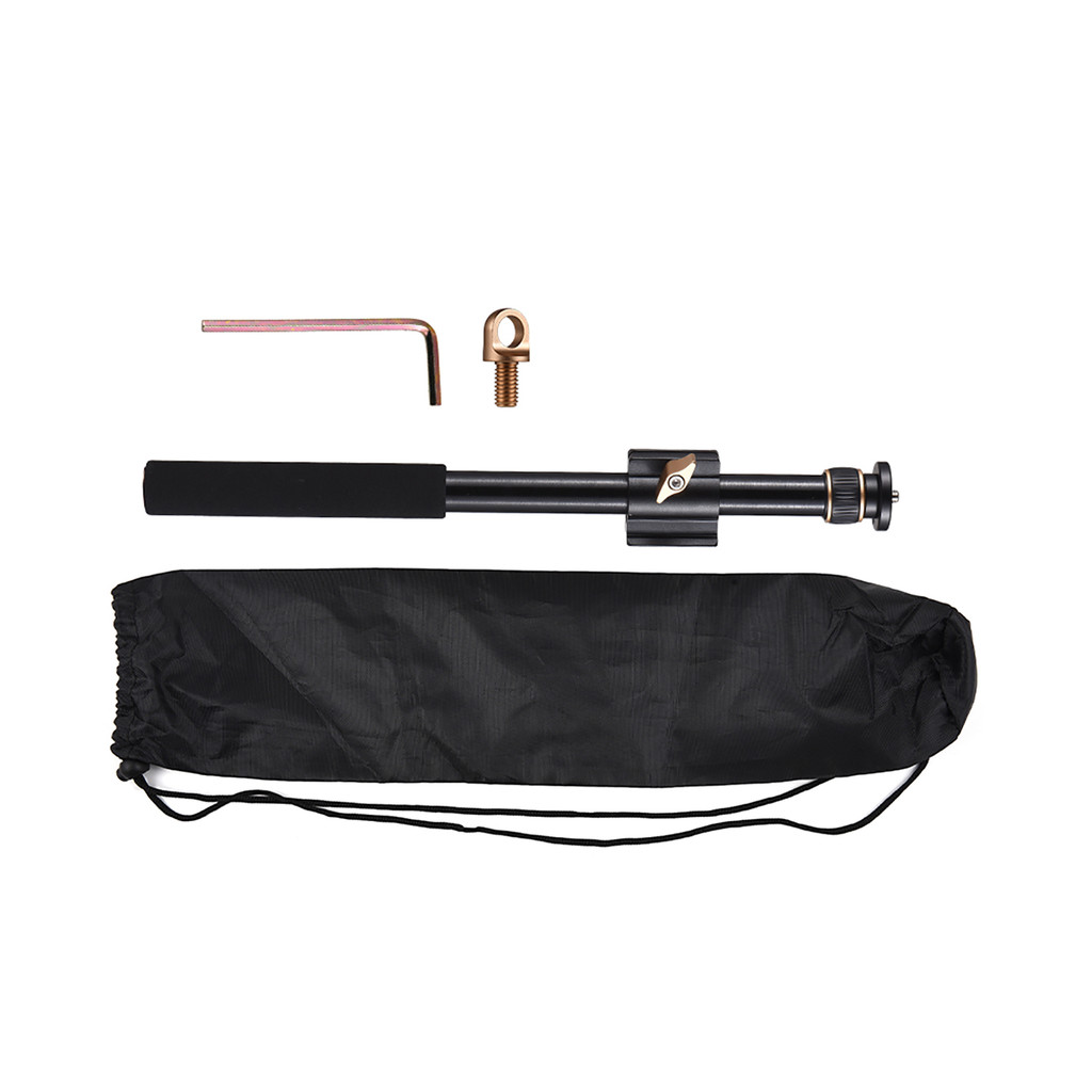 Zone 36.6in ขาตั้งกล้อง Extension Rod Boom Arm สําหรับแผ่น Quick Release 10KG/22lbs ความจุโหลด 2 ส่ว