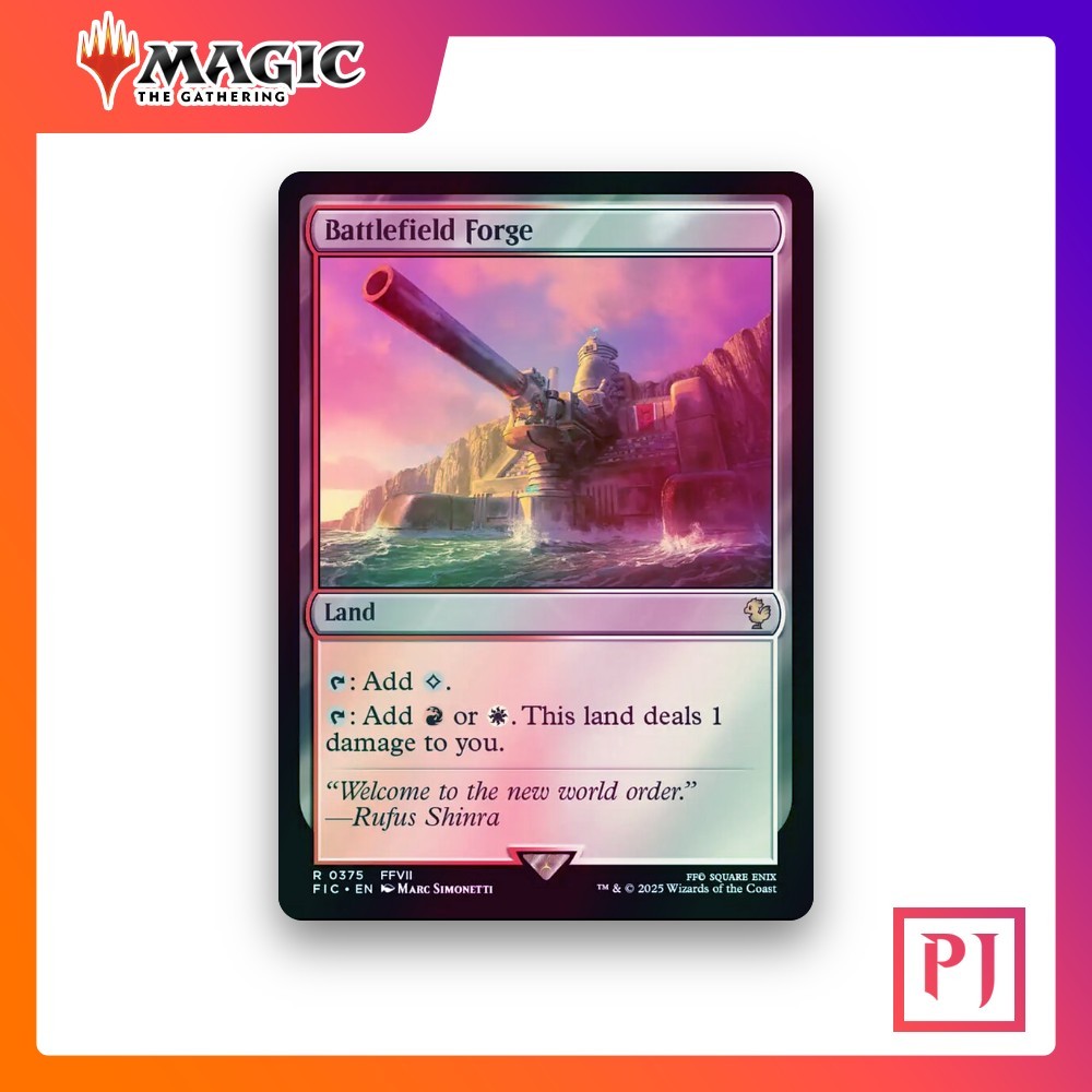 [MTG] Battlefield Forge (Surge) (#375) [FIC] [LAND] [RARE] | Magic the Gathering