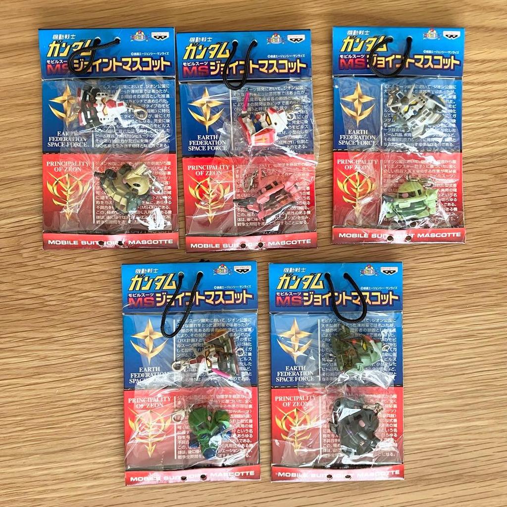 【Direct from Japan】พวงกุญแจมาสคอต Mobile Suit Gundam MS Joint Mascot ทั้ง 5 แบบ【Japan Exclusive】