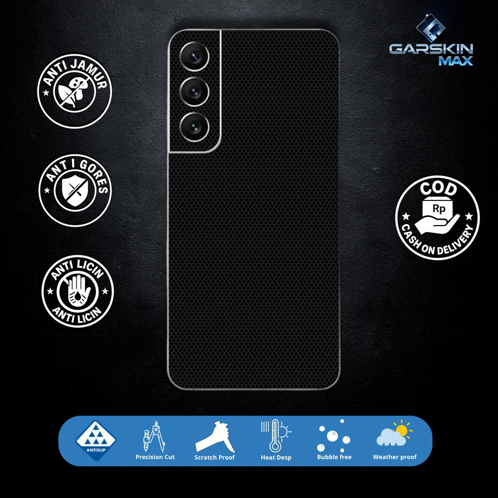 Garskin Skin Samsung S22 Black - 1 Fullbody / Backonly | กันรอย | สามารถปรับแต่งได้ | รหัส - uI0