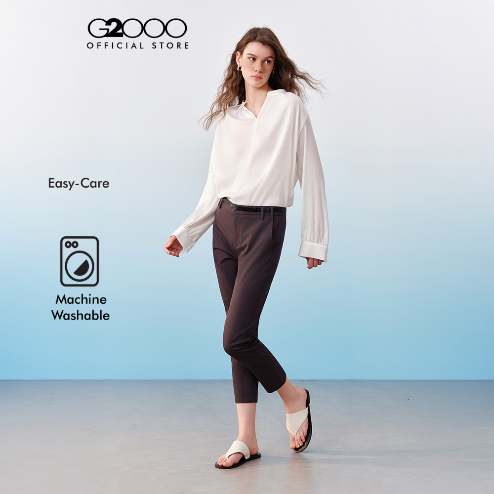 G2000 เสื้อเบลาส์สำหรับผู้หญิง ทรง Relaxed Fit รุ่น 61241077