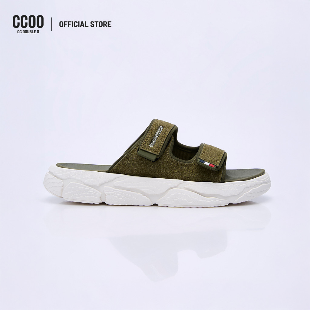 CC DOUBLE O DUAL STRAP POOL SANDALS ผู้ชาย รองเท้าแตะสายคู่พื้นหนา รุ่น O26SSMA020 (SS26 #P1)