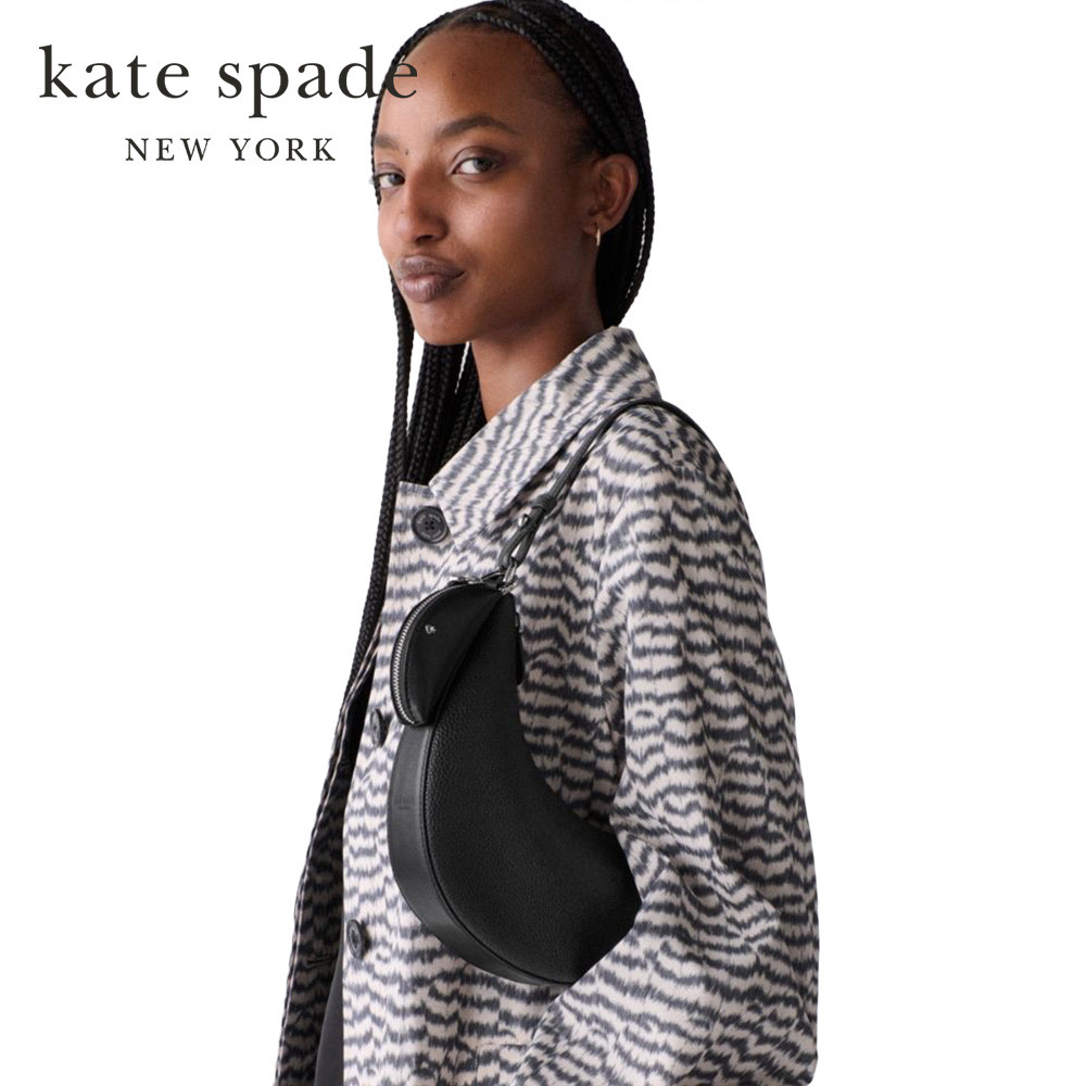 Kate Spade حقيبة كتف Duo Mini — أسود/فضي — صورة 2