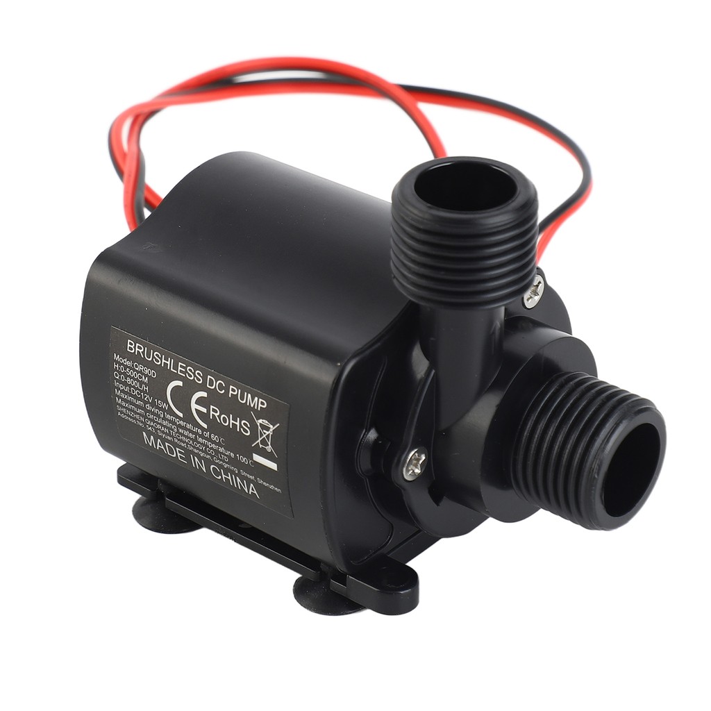 Zone ปั๊มน้ําประสิทธิภาพสูง Stable เสียงต่ํา 12V 7.5W Submersible สําหรับพิพิธภัณฑ์สัตว์น้ํา