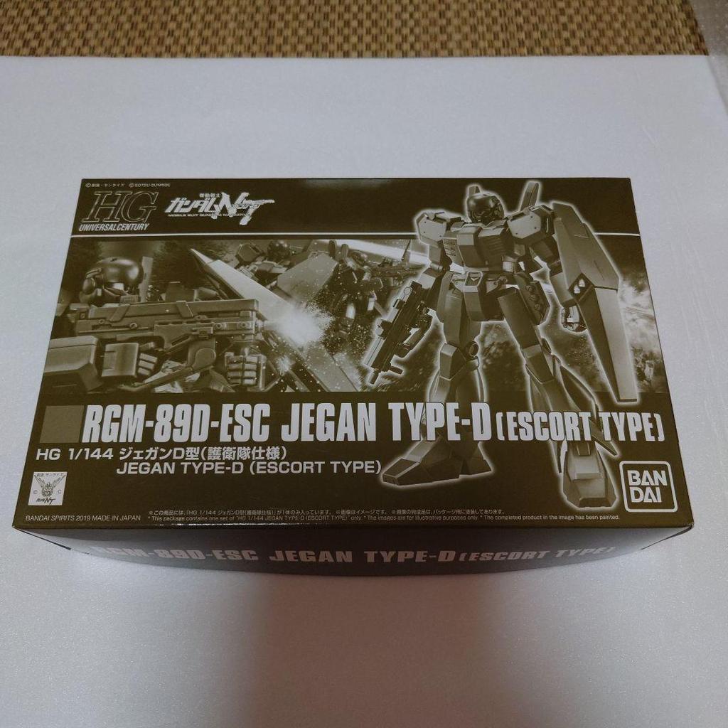 【Direct from Japan】กันพลา HG ยังไม่ประกอบ Jegan Type D Escort Force Specification Premium Bandai Lim