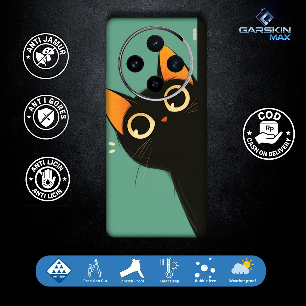 Garskin Skin Vivo X100 Pro Cat Fullbody / Backly | กันรอย | สามารถนํากลับมาใช้ใหม่ได้ | รหัส - cG0