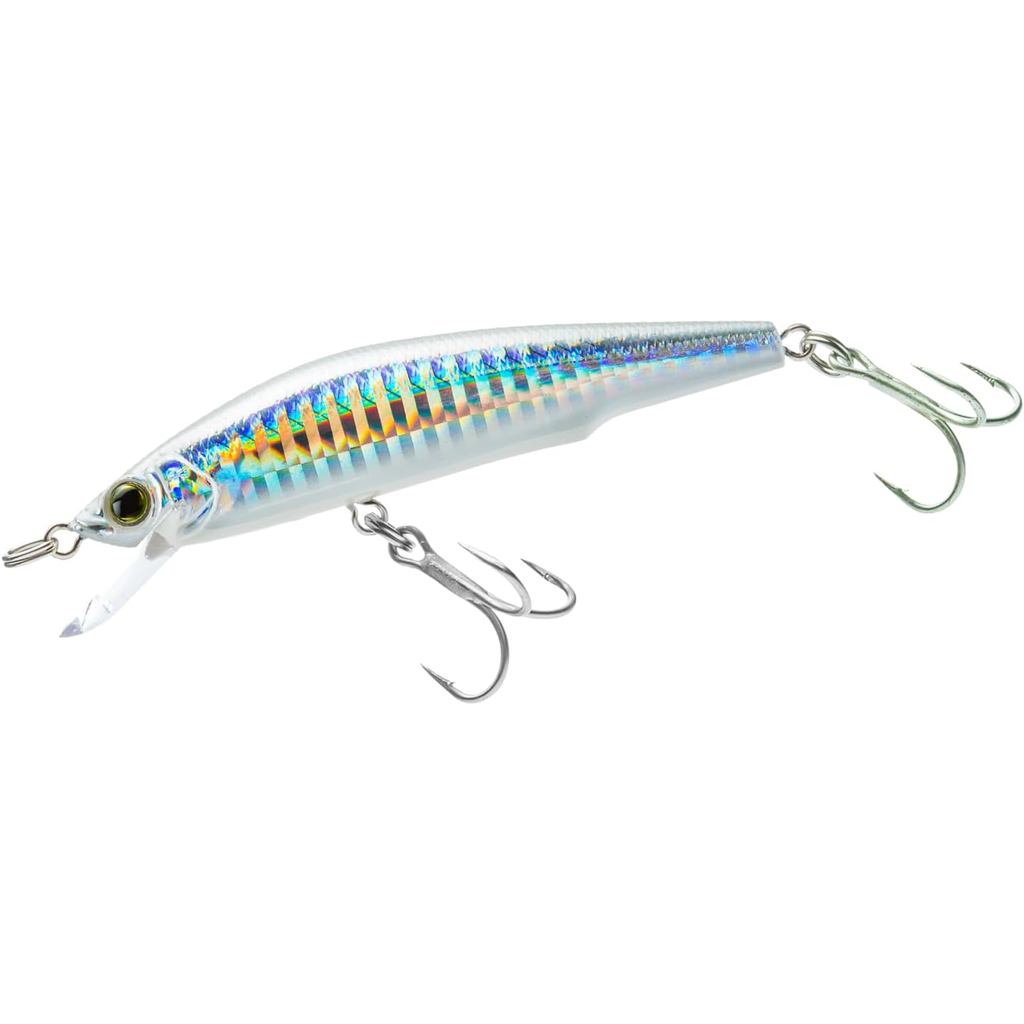 YO-ZURI / DUEL Mag Minnow Junior Floating Lure - 90mm - Double White Color with Magnetic Weight Tran