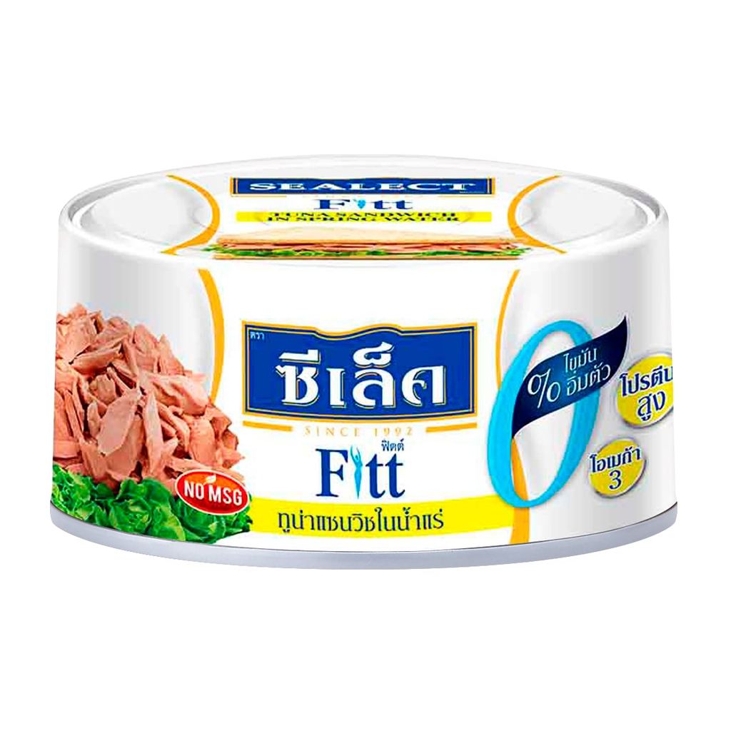 [สินค้าส่งด่วน] ซีเล็ค ฟิตต์ ทูน่าแซนด์วิชในน้ำแร่ สูตรกลมกล่อม 165 ก.