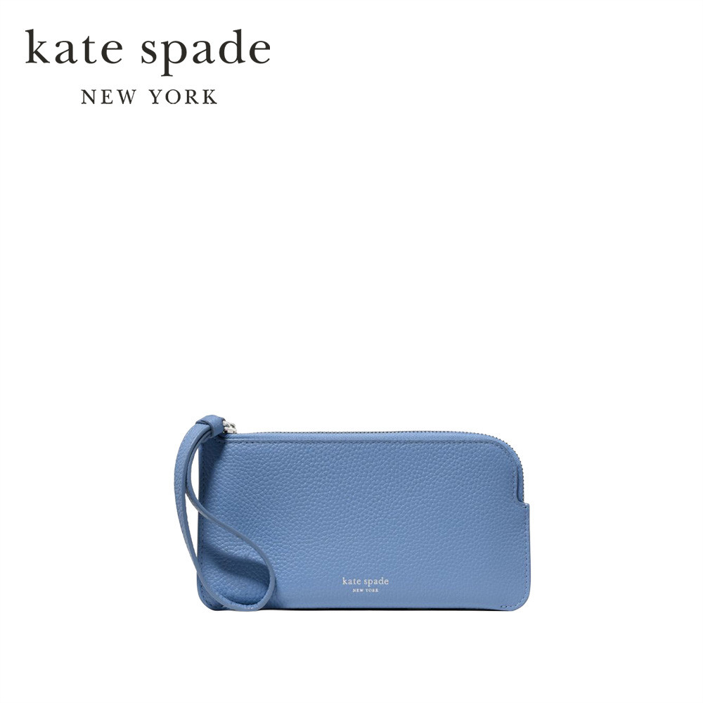 Kate Spade New York กระเป๋าคล้องมือรุ่น Zippy Wristlet KO044 403 สี Blue