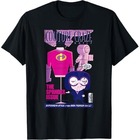 The Incredibles Edna Mode Magazine เสื้อยืดของขวัญสําหรับผู้ชาย