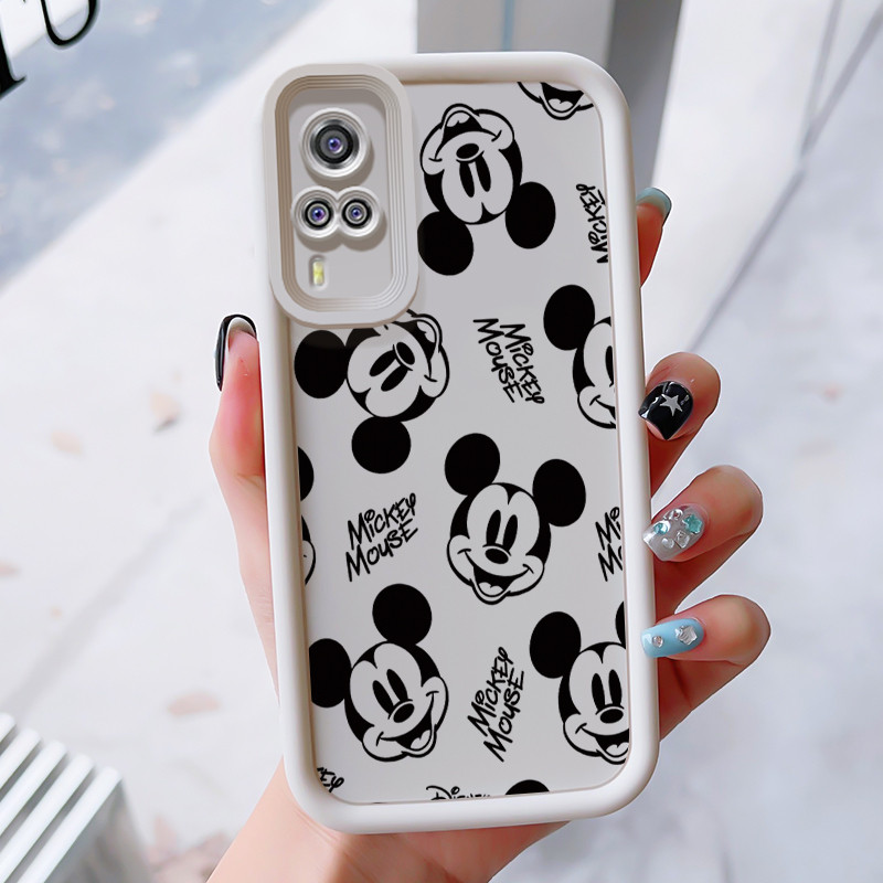 เคสสำหรับ VIVO Y51 2020 Y51A 2020 Y31 2020 Y53s Y33 เคสโทรศัพท์หนูสามสีซิลิโคนกันกระแทก