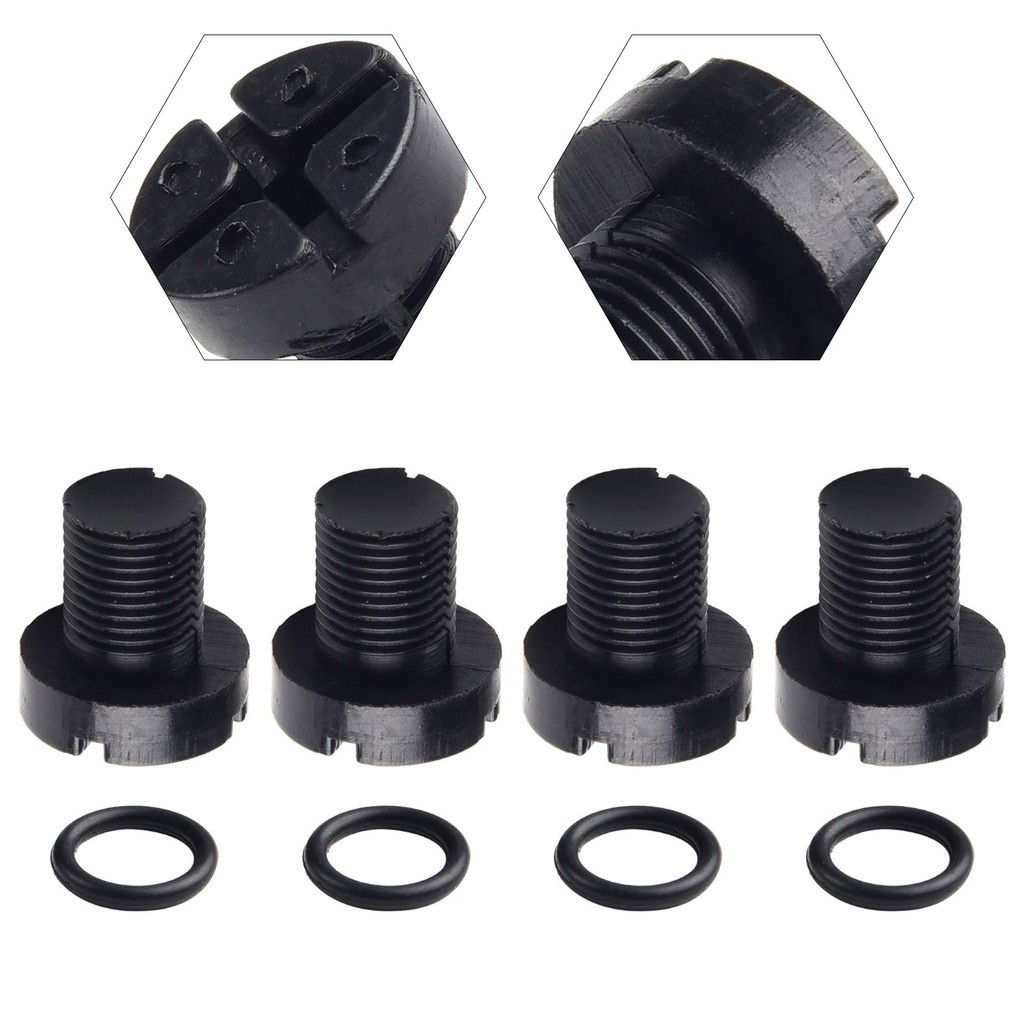 [C1O] 4X หม้อน้ําขยายถังสกรูเลือดออกสําหรับ BMW 1 3 5 7 Series X3 17111712788