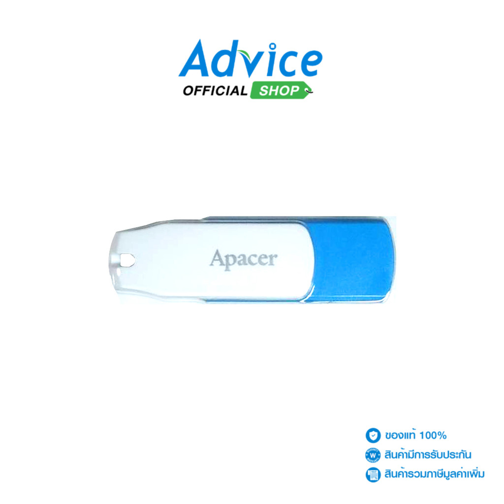APACER 32GB Flash Drive (AH357) Blue - A0123522