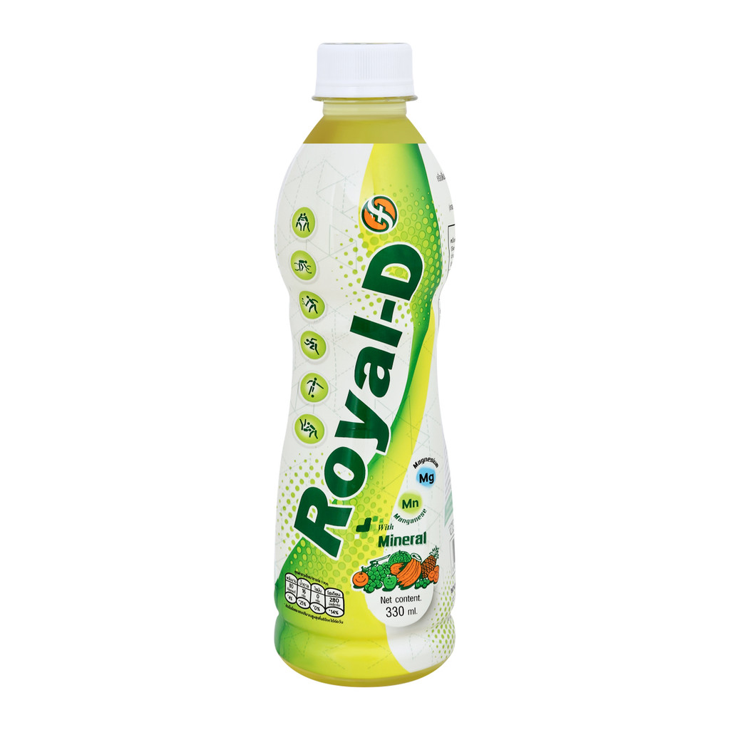 [สินค้าส่งด่วน] รอแยล-ดี เครื่องดื่มน้ำผลไม้รวมผสมเกลือแร่ 330 มล.