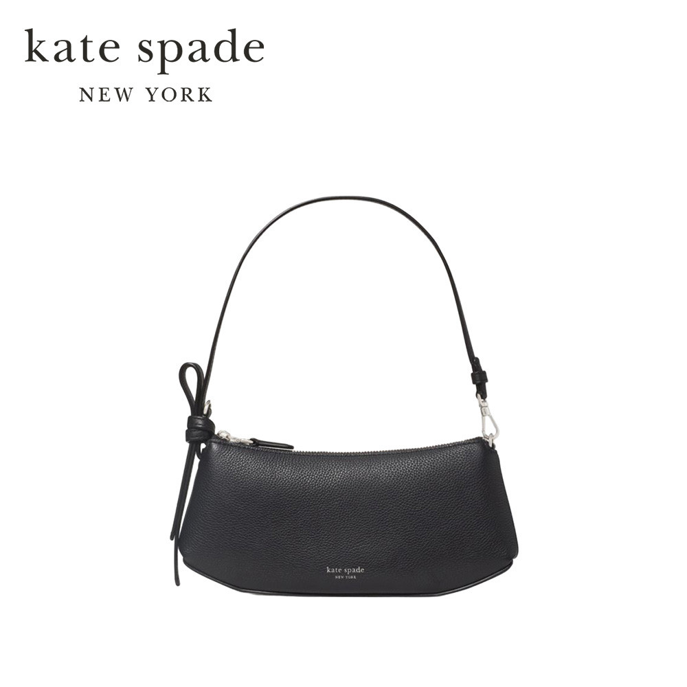 Kate Spade New York กระเป๋าคล้องมือรุ่น Loop Pochette Bag KN338 001 สี Black
