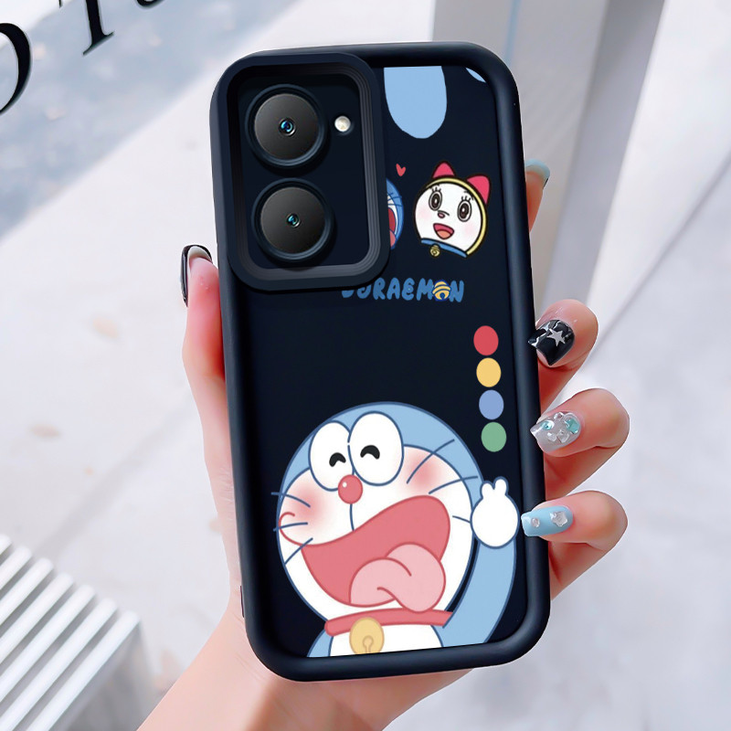 เคสสำหรับ VIVO Y03 Y03T Y18 Y18i Y18e Y18t Y18s Y28e 5G เคสโทรศัพท์แมวสามสีซิลิโคนกันกระแทก