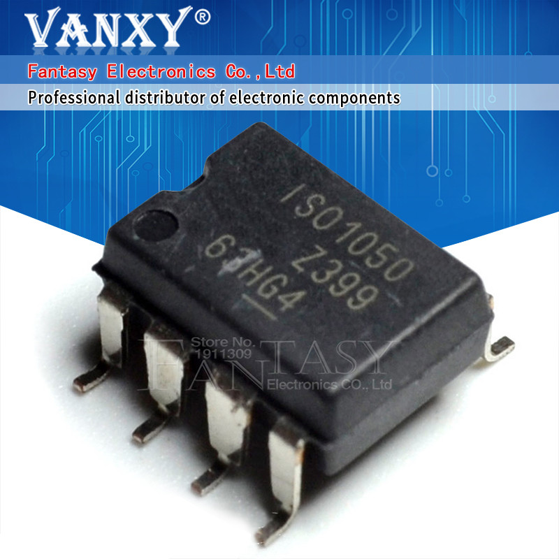10PCS ISO1050DUBR SOP8 ISO1050 SOP 8 ISOLATED สามารถทรานซิสเตอร์ ISO1050D SMD
