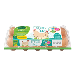 เบทาโกร ไข่ไก่แม่ไก่สาว แพ็ค 10 ฟอง Betagro First Born Egg Pack 10