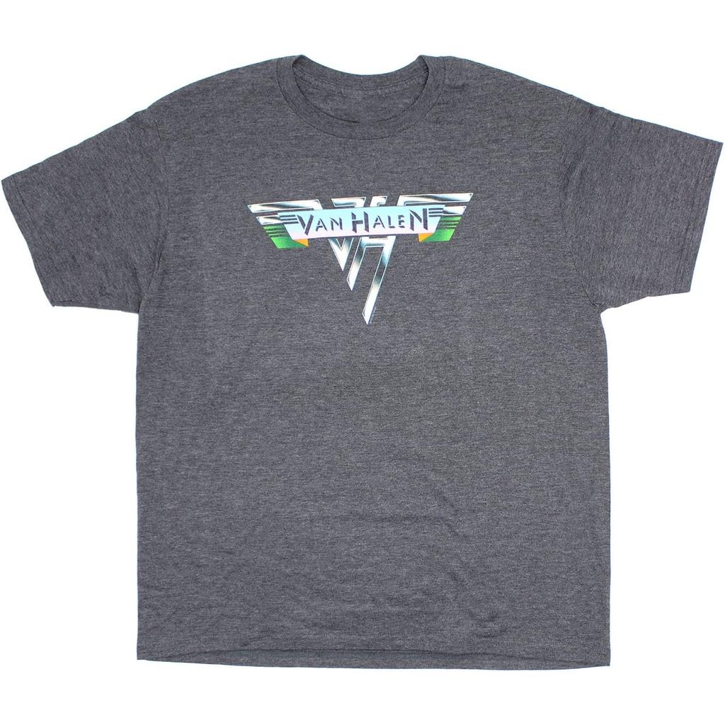 เสื้อยืดผ้าฝ้ายผู้ชาย Van Halen 1978 เสื้อยืดสีดําผู้ชายโลโก้วินเทจขนาดใหญ่ 4XL , 5XL , 6XL