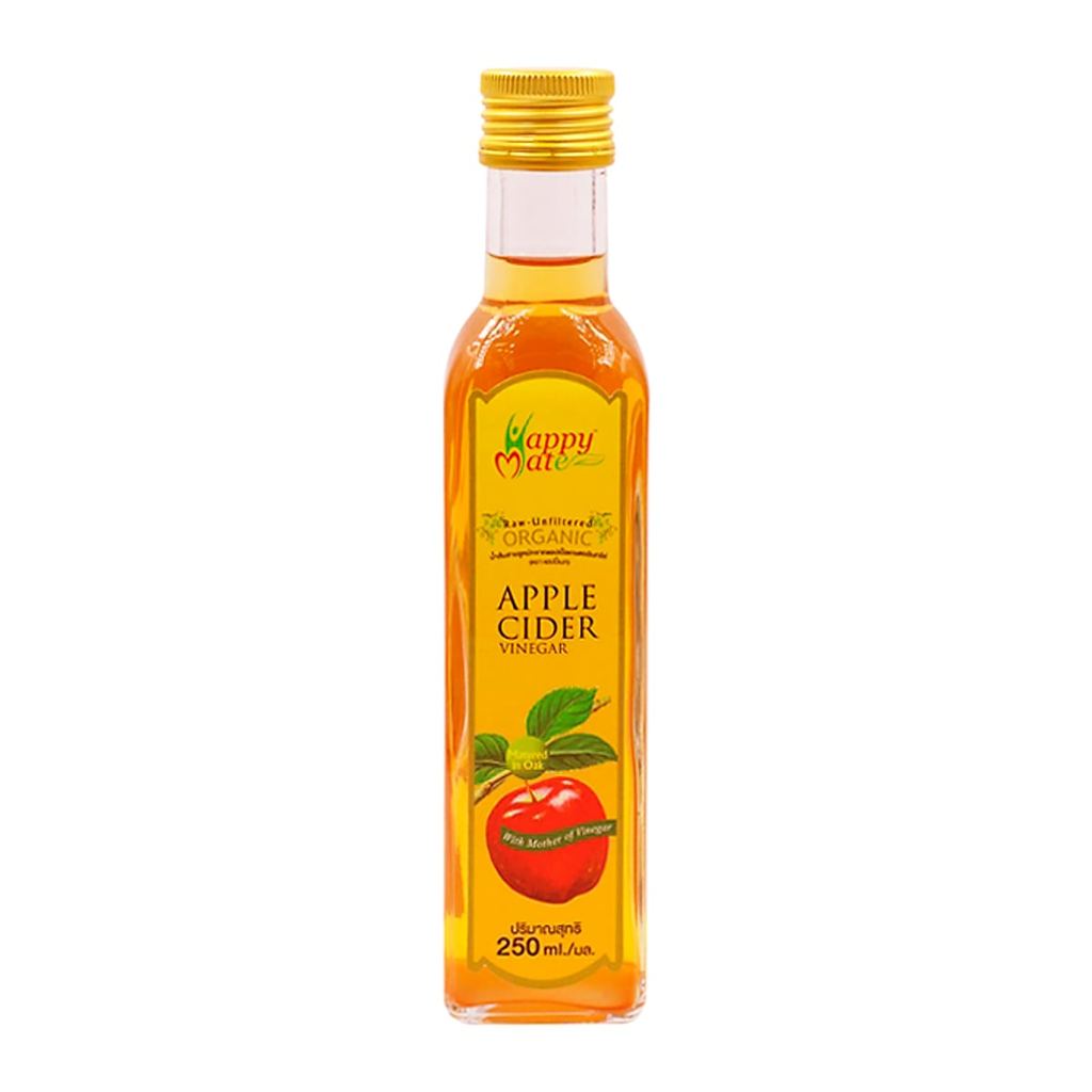 [สินค้าส่งด่วน] เฮลท์ตี้เมท น้ำส้มสายชูหมักจากแอปเปิ้ล เกษตรอินทรีย์ 250 มล.