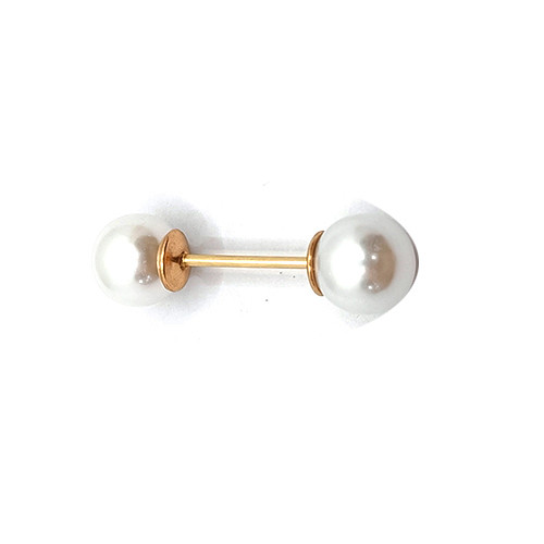 เก็บปลายปกคอ SKU:130908-3356 Size:4.3x1.0x1.9 (2ชิ้น)