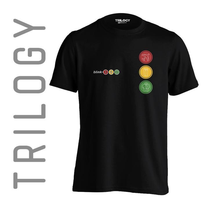 Trilogy Dtg 0760 - Blink-182 Blink 182 - เสื้อยืดพรีเมี่ยม - Rock Band