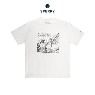 SPERRY HERITAGE TEE (YOUNG MAN) เสื้อยืด ผู้ชาย สีขาว ( STF2…