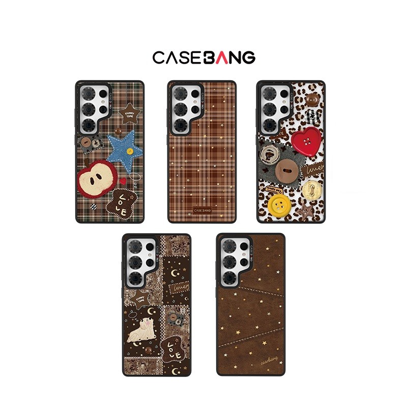 CASEBANG Chocolate Series ImagiSnap Magnetic Case, Replacement Back, Military Drop Protection, เข้ากันได้กับ Samsung S24–S26 Ultra