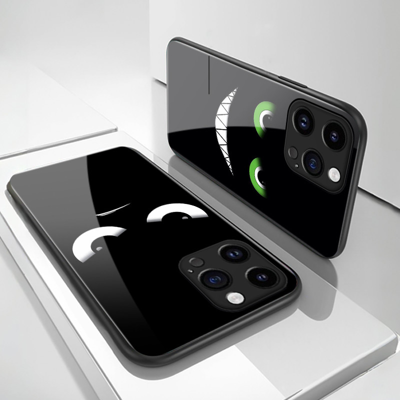 เคสสำหรับ Samsung A70 A70s A80 เคสโทรศัพท์แก้วลายการ์ตูนอิโมจิแบบมีลักษณะเฉพาะตัว - รูปที่ 6