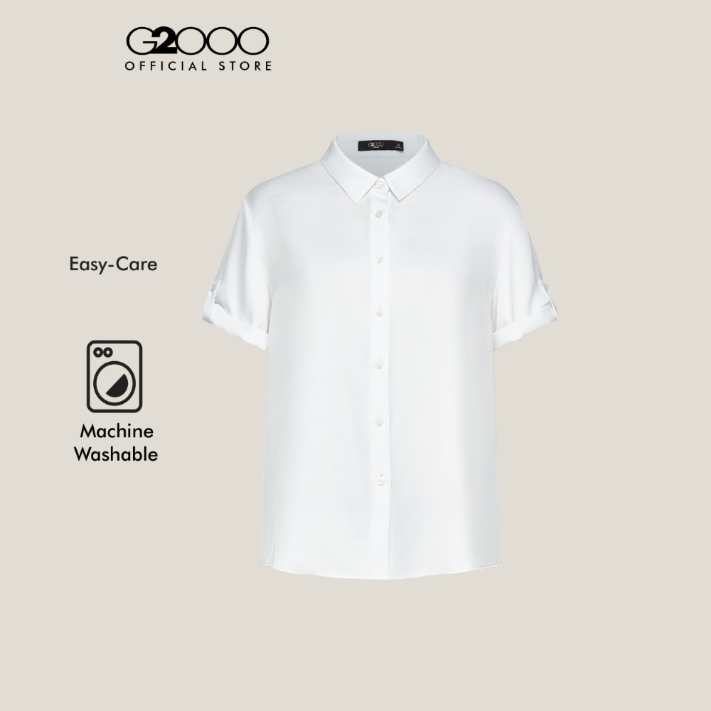 G2000 เสื้อเบลาส์สำหรับผู้หญิง ทรง Relaxed Fit รุ่น 61241528