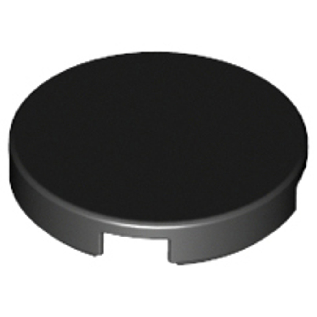 Brick2cube Part - Tile, Round 2 x 2 with Bottom Stud Holder - 14769