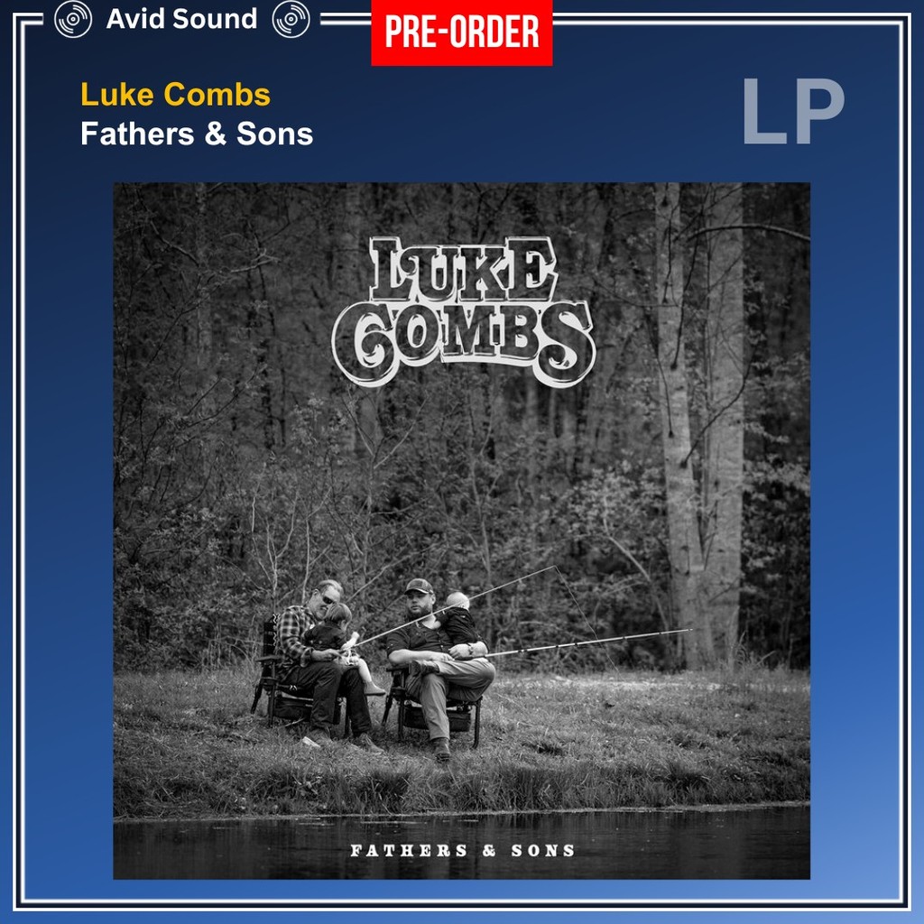 Pre-Order แผ่นเสียง Luke Combs Fathers & Sons ใหม่ ซีล Luke Combs Vinyl LP